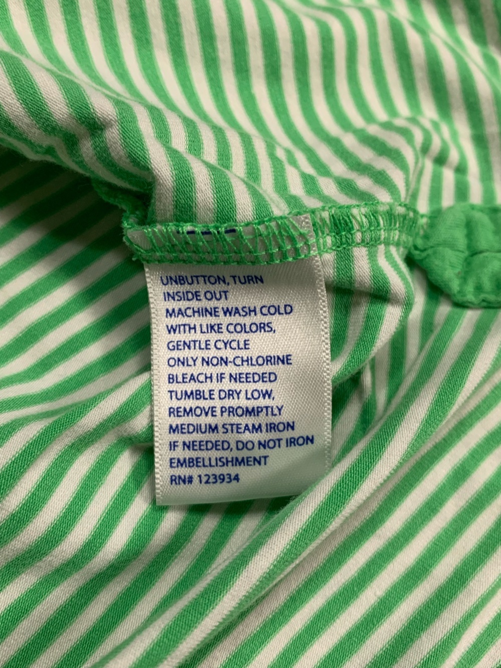 Southern Tide Skipjack Polo Men’s L Green White Stripe Pima Cotton Classic Fit - Picture 5 of 7
